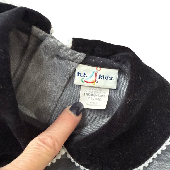 B.T. KIDS CLASSIC GREY PARTY DRESS - Picture 6 of 6